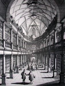 ZÃ¼rich, Wasserkirche: Former 'BÃ¼rgerbibliothek' (public library), as of 1719, by Johann Melchior FÃ¼ssli/Wikimedia Commons