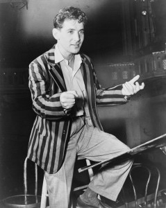  Leonard Bernstein, conductor and musical director of New York City Symphony, 1945. Library of Congress. New York World-Telegram & Sun Collection. Fred Palumbo, World Telegram staff photographer