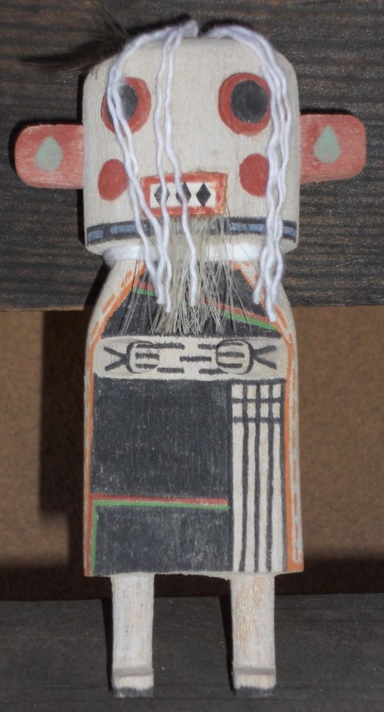 Huruing Wuhti, the creation goddess, in the form  of a Hopi kachina doll.